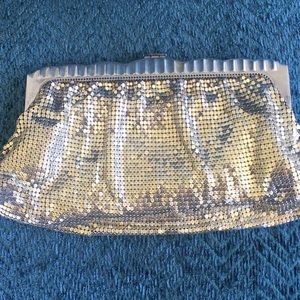 Vintage silver clutch purse